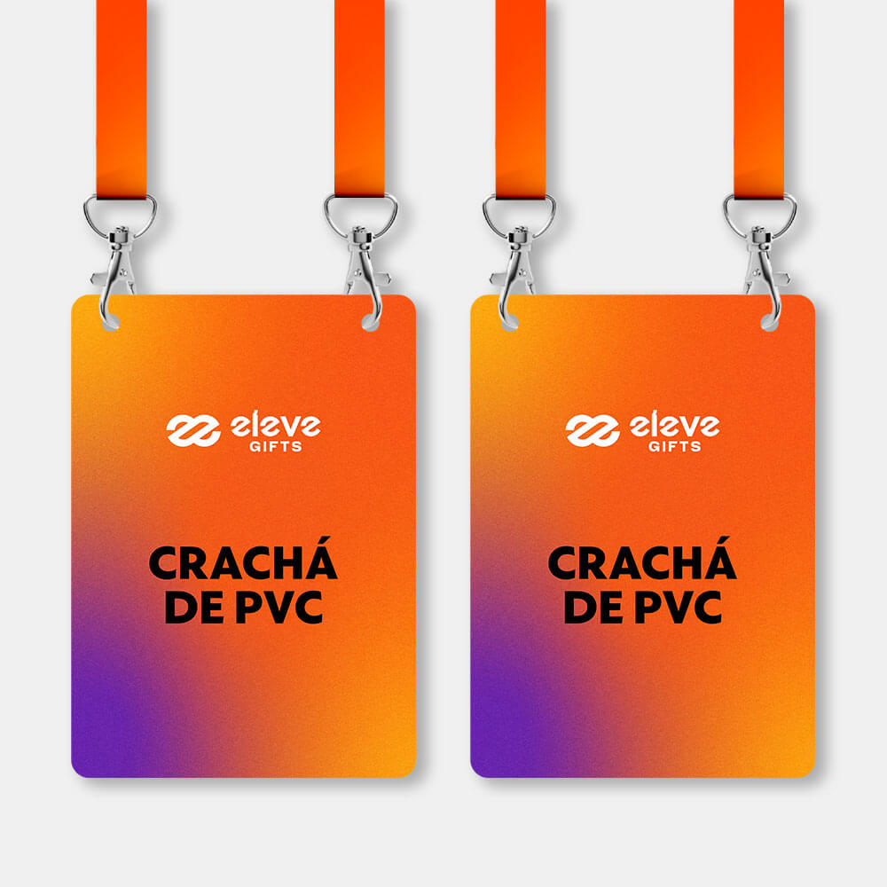 Crachá de PVC